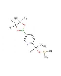 Astatech (6-(2-((TRIMETHYLSILYL)OXY)PROPAN-2-YL)PYRIDIN-3-YL)BORONIC ACID PINACOL ESTER, 95.00% Purity, 0.25G